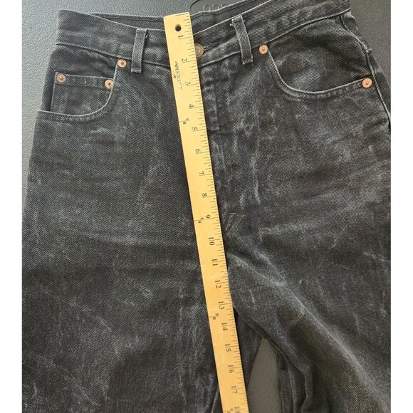 Vintage EXP Jeans No. 128 Black Made USA Denim Casual Mom Hi-Rise Womens 5 EUC - Picture 12 of 14
